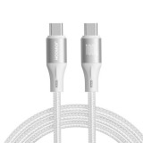 Laidas USB C - USB C 1.2m 100W pintas baltas (white) Joyroom S-A25 